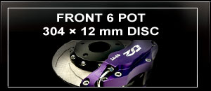 FRONT-6POT 304x12mm DISC